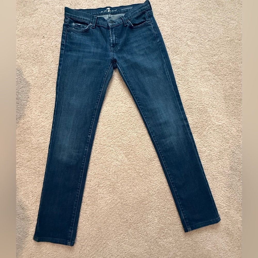 7 For All Mankind Roxanne Straight Leg Jeans – Size 29